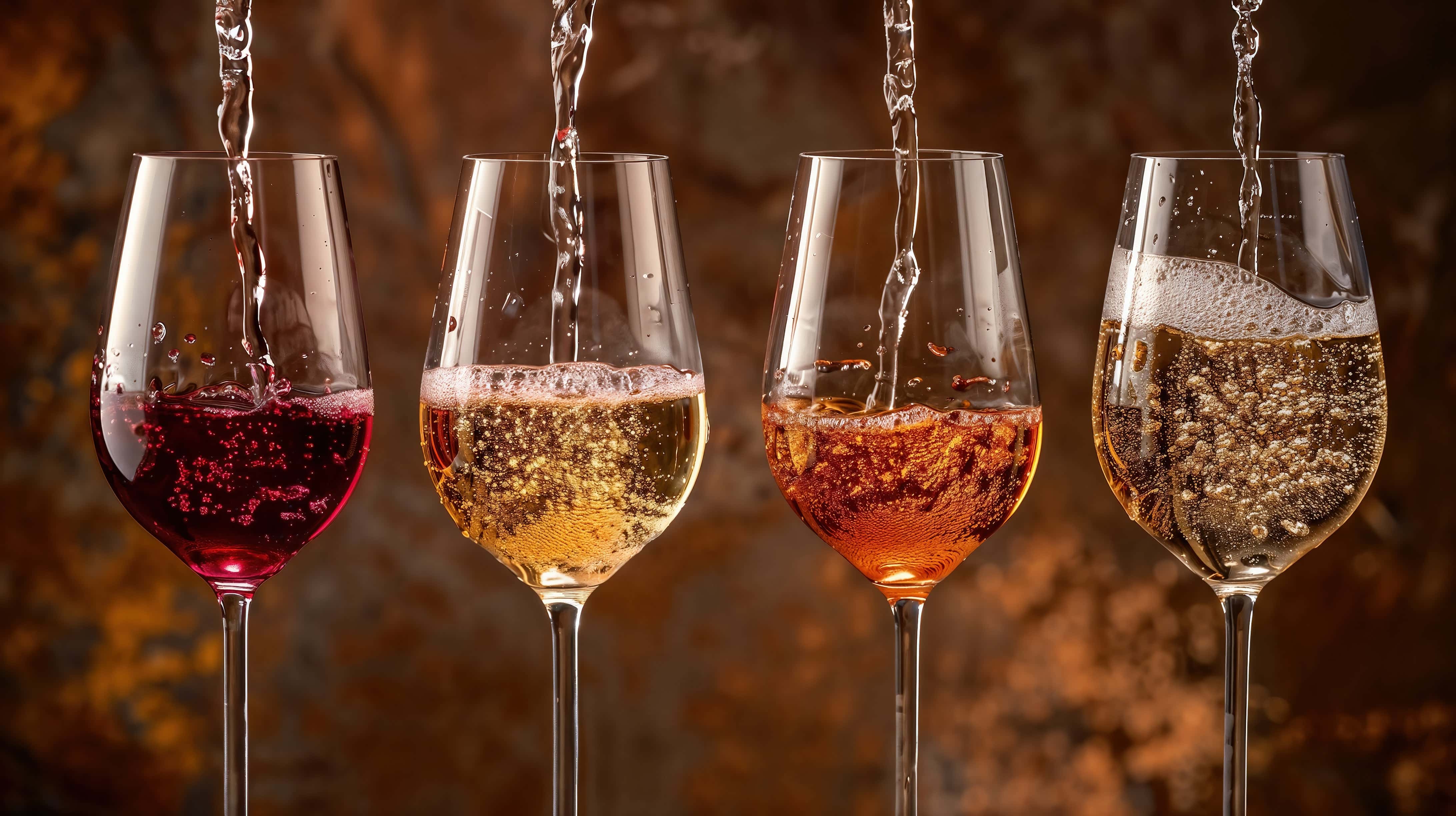wine tasting vini colorati